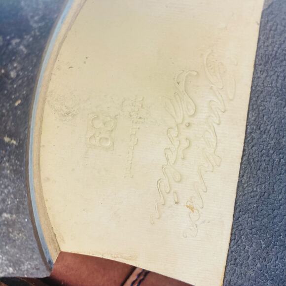 Gudren Sjoden Tan Leather Winter Boots Ankle Booties Minimalist Utilitarian 8.5 - Picture 7 of 8